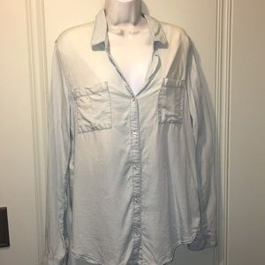 Thread & Supply Soft light denim- look shirt